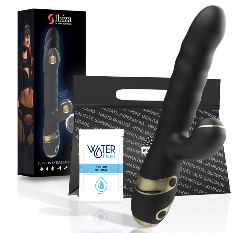 Ibiza – Vibrator med Sugfunktion och G-punkt Stimulering