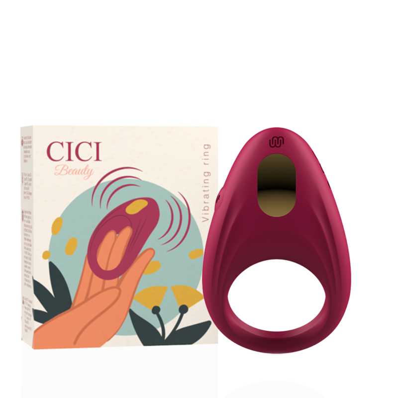 CICI Beauty Vibrerande Penisring i Medicinsk Silikon