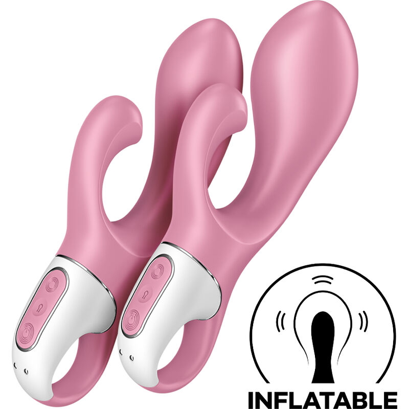 Satisfyer Air Pump Bunny 2 – Uppblåsbar Vibrator Rosa