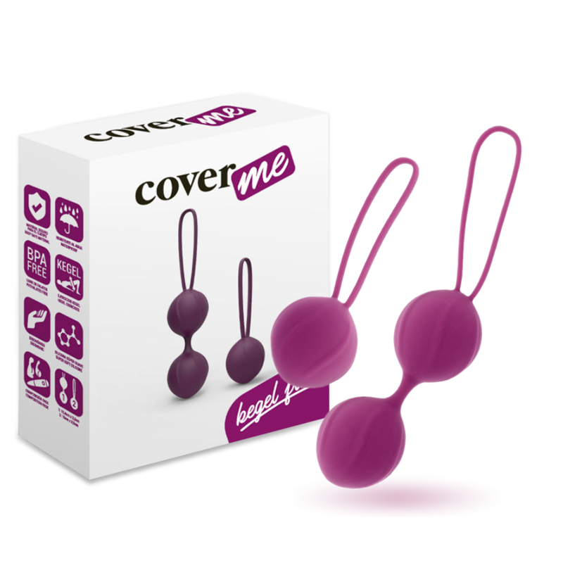 Coverme Kegel Träningsbollar Lila