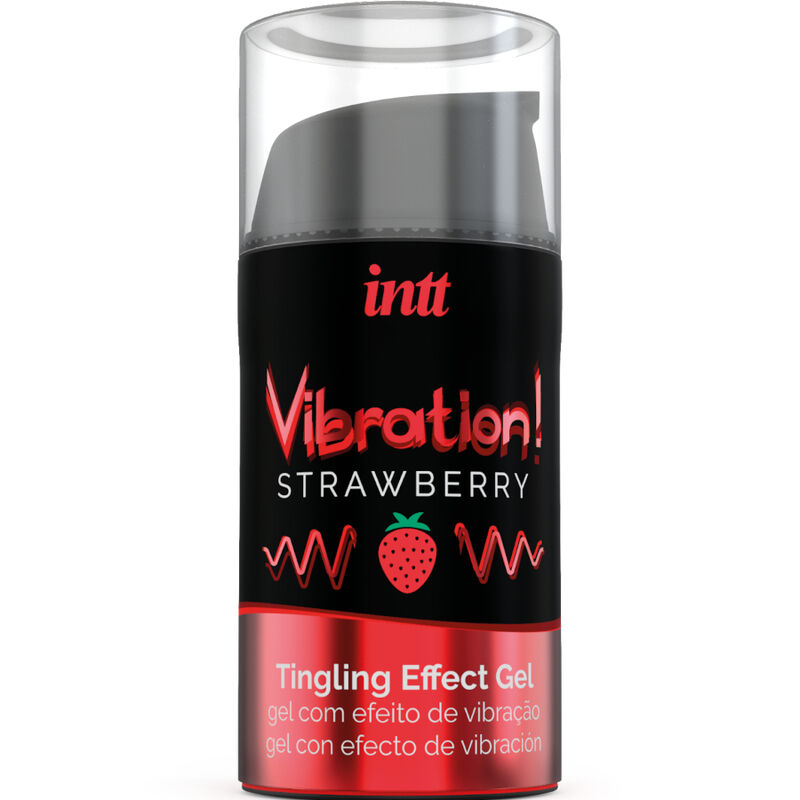 INTT Vibration – Stimulerande vibrerande gel jordgubb 15 ml