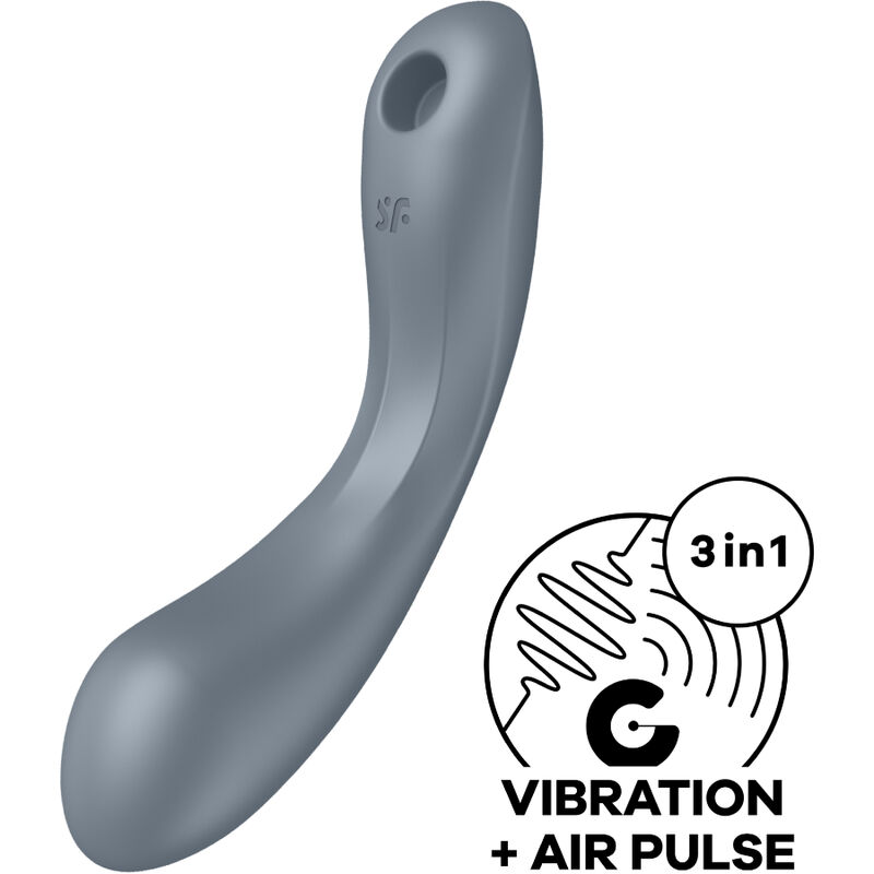 Satisfyer Curve Trinity 1 – Luftpuls- och vibrationsvibrator