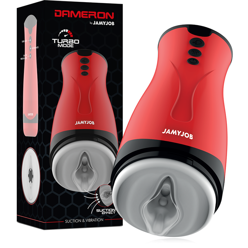 Jamyjob Dameron – Sugande och vibrerande masturbator