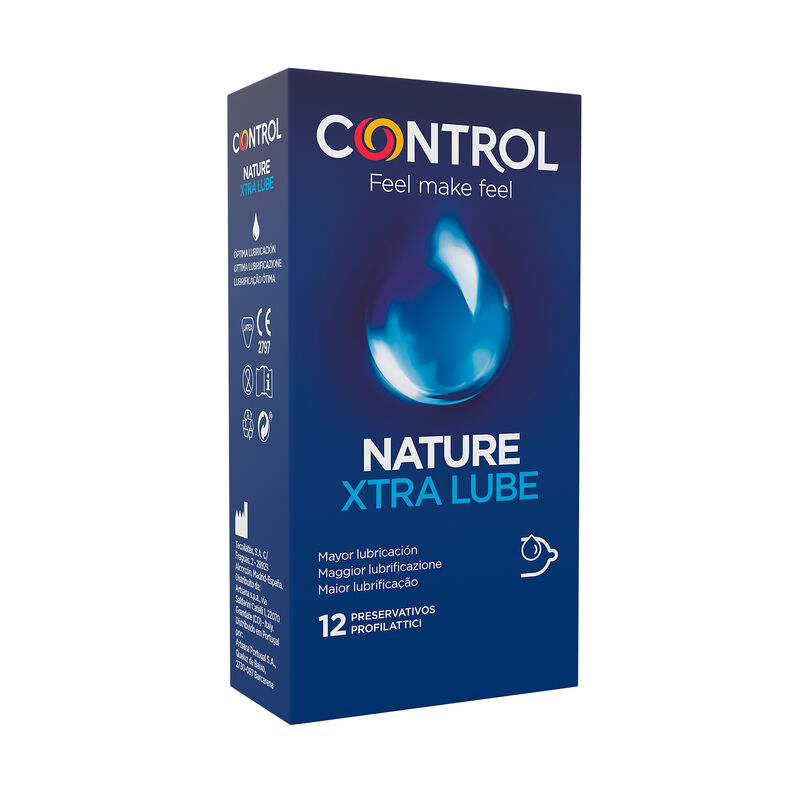 Control Adapta Nature Extra Lubricerad Kondom 12-pack