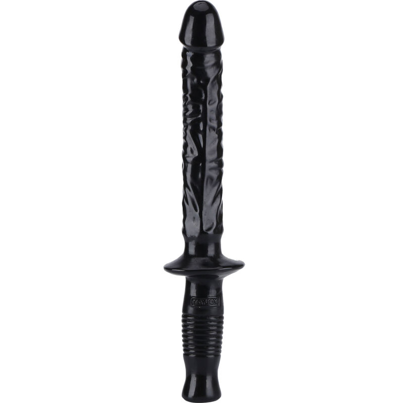 The Manhandler - Realistisk dildo 38 cm svart