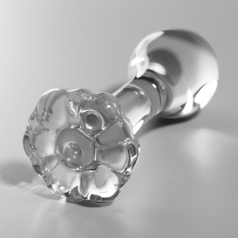 Nebula Analplug i Borosilikatglas – Klar, 11 cm
