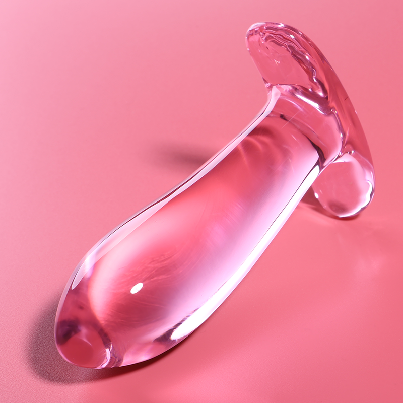 Nebula Analplug Model 5 – Borosilikathglas Rosa