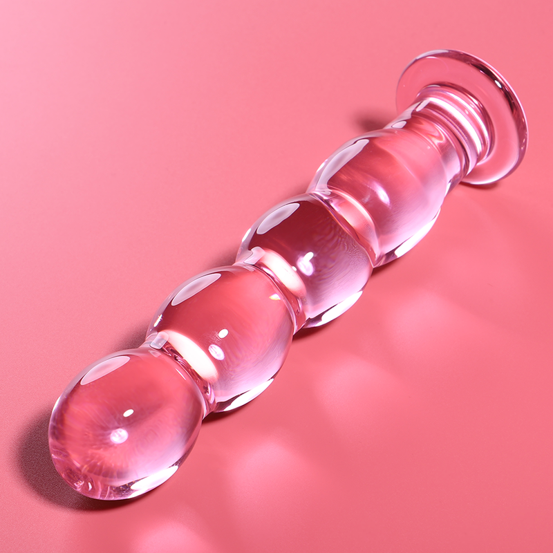Nebula Glaskula Rosa – Borosilikatglas 16,5 cm