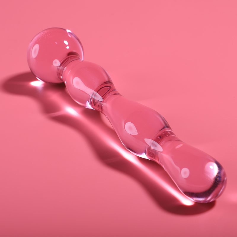 Nebula Glass Analplugg – Rosa Borosilikat 18 cm