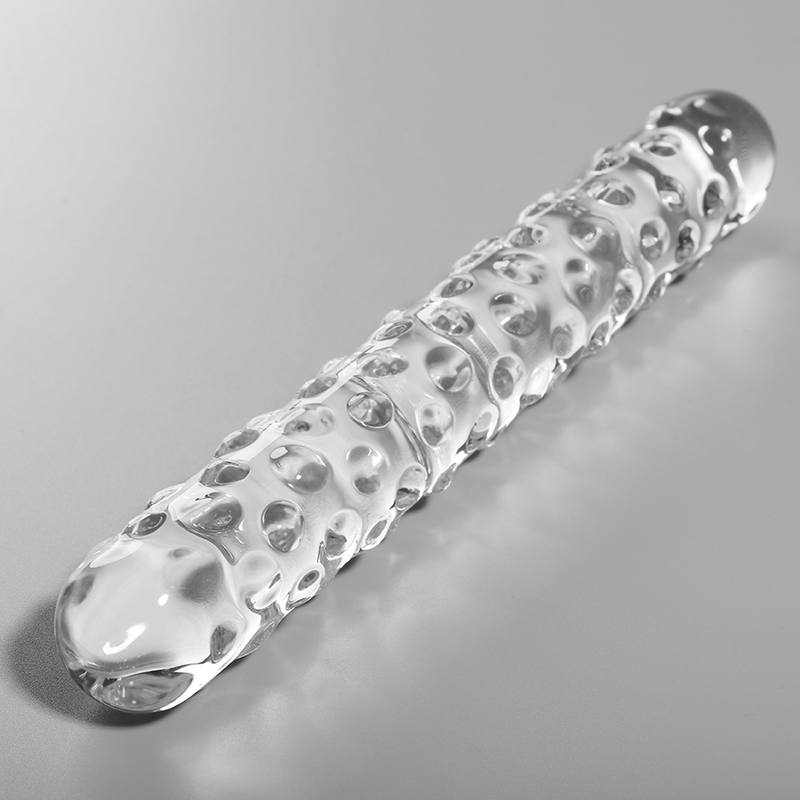 Nebula Analplugg av Borosilikatglas – Transparent 18,5 cm