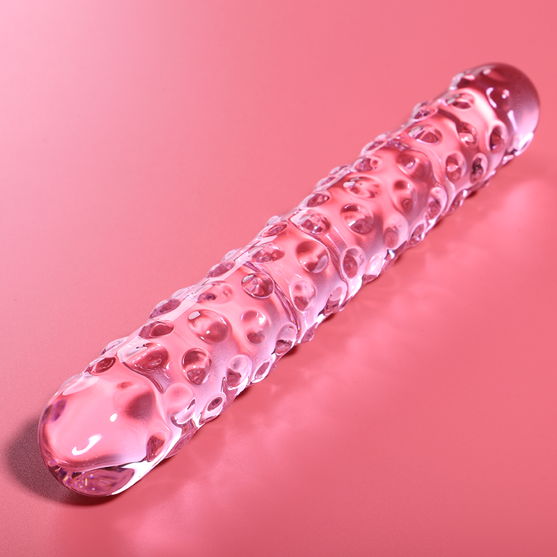Nebula Analplug av Ibiza – Borosilikatglas Rosa 18,5 cm