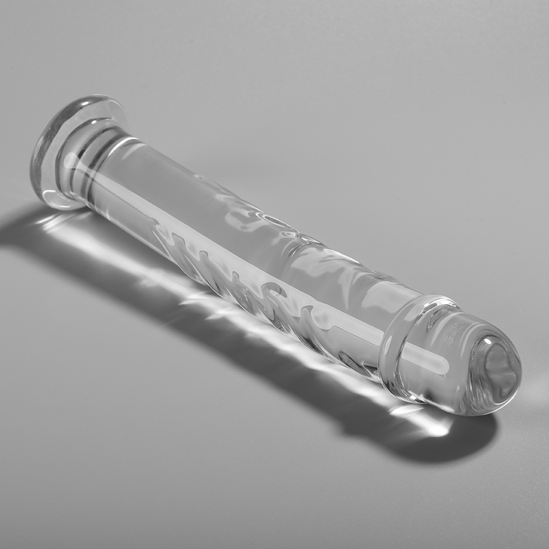 Nebula Series Analplug av Borosilikatglas – Transparent 18,5 cm