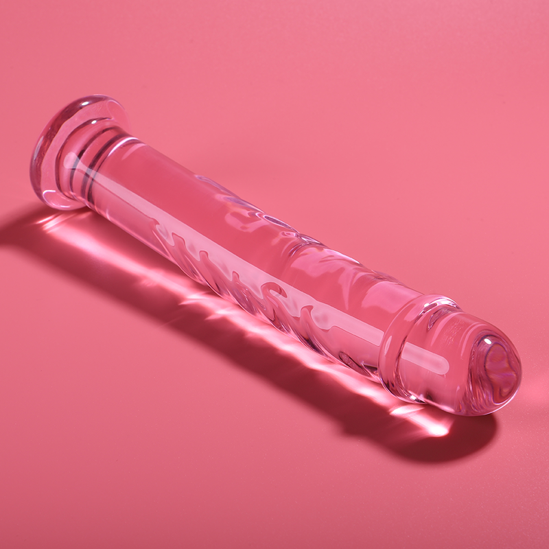 Nebula Anal Plug Model 16 – Borosilikatglas Rosa 18,5 cm