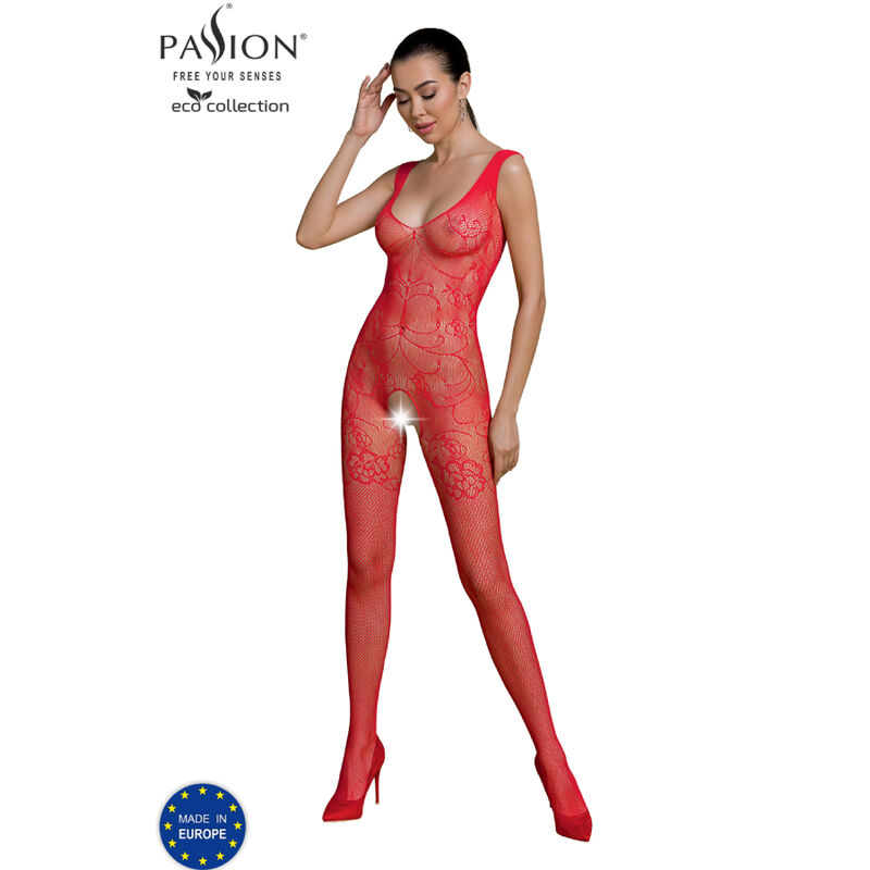 Eco Bodystocking Red – Miljövänlig Kroppsdräkt