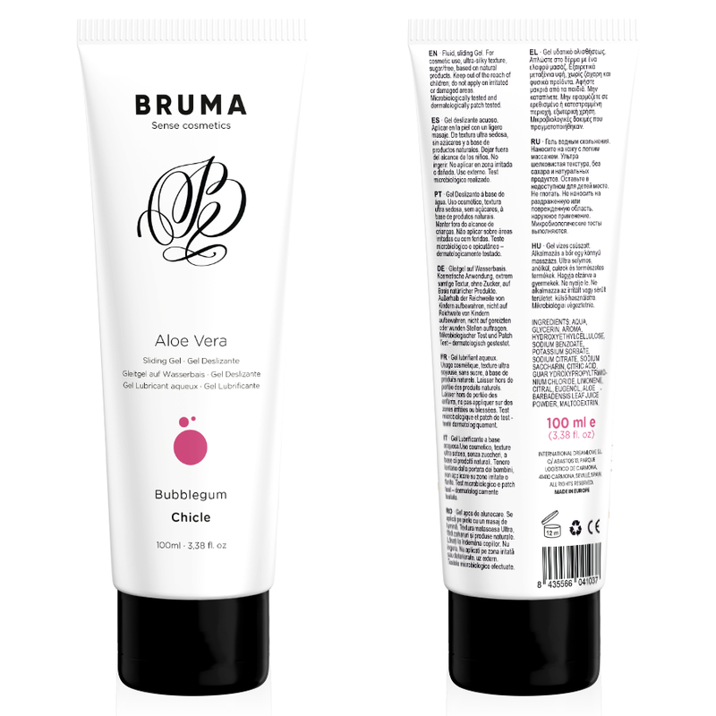 BRUMA Aloe Vera Glidegel – Bubblegum, 100 ml