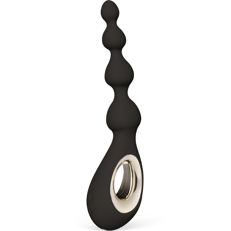 LELO Soraya Beads svart analplugg med vibration