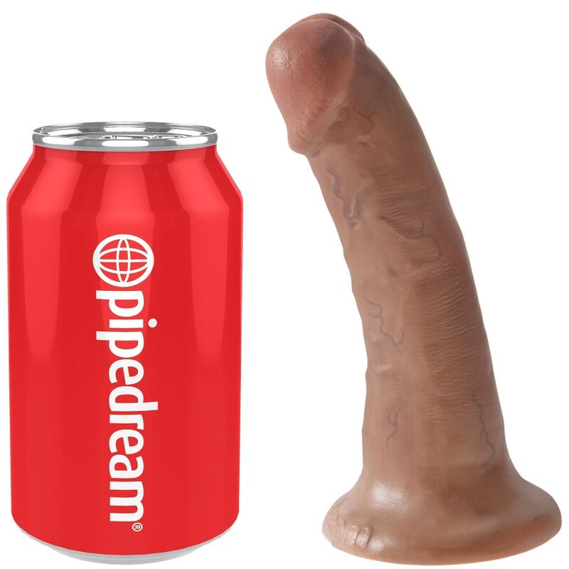 King Cock Realistisk Dildo 15 cm Karamell