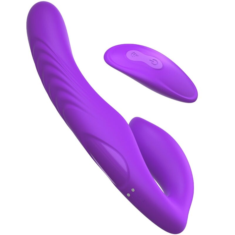 Dubbelpenitrerande vibrator med fjärrkontroll – 9 vibrationsmönster