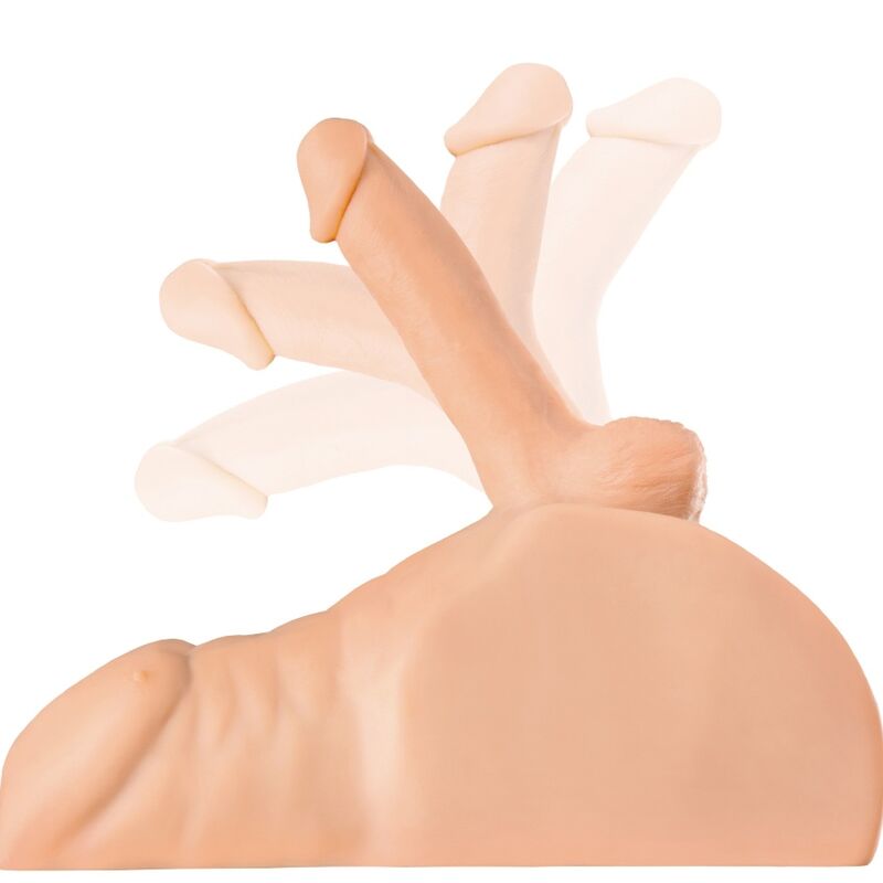 PDX Plus - Realistisk Dubbelmasturbator med Ledbara Penisform