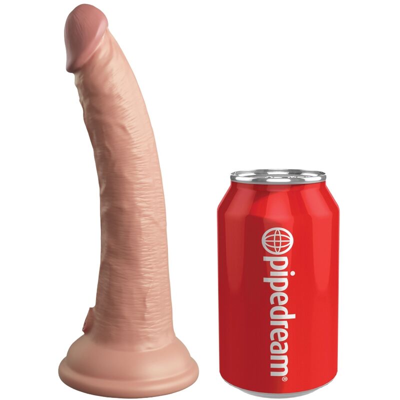 King Cock Elite – Realistisk dildo med vibrator och fjärrkontroll 17,8 cm