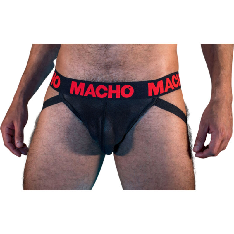 Jockstrap Svart/Röd L