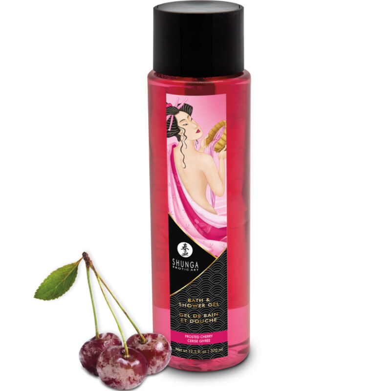 Shunga Bade- och duschgel Frostad körsbär 370 ml