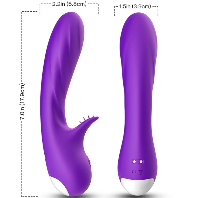 Armony – Vibrator med Stimulator i Lila