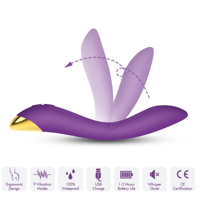Armony Flamingo vibrator i lila – multiposition