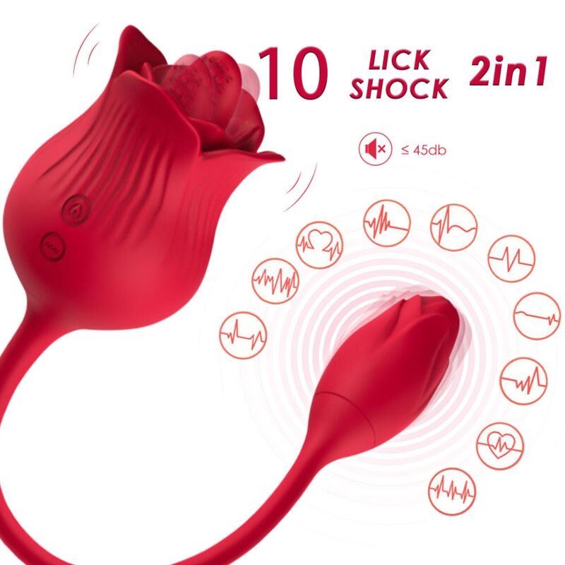 Armony - Rosa Klitoristimulator med Svans och 10 Vibrationsmoder