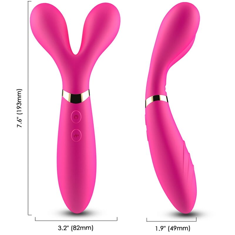 Armony Y-Wand Dubbelvibrator i Fuchsia