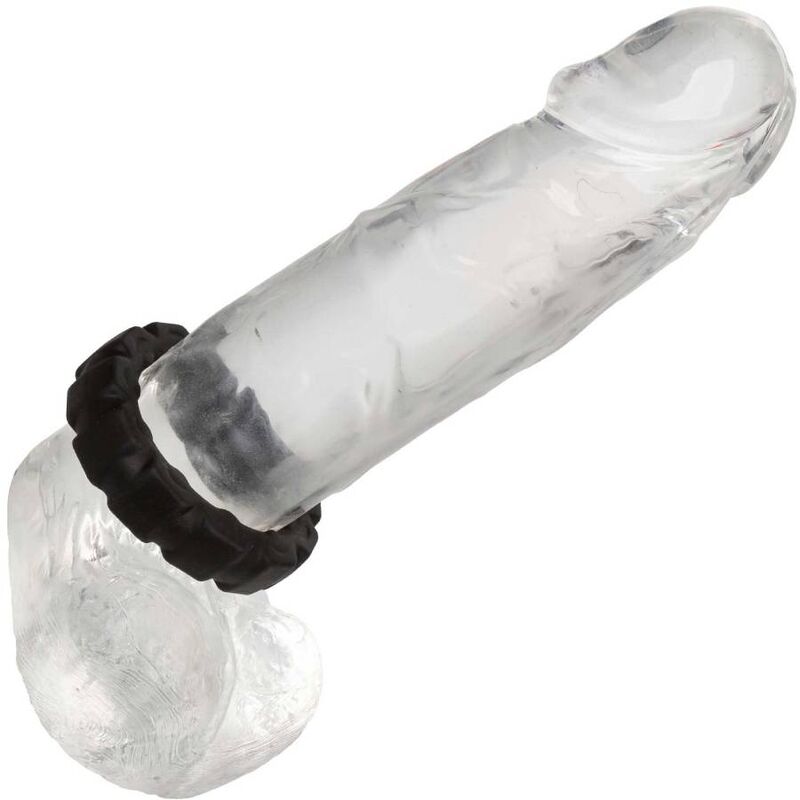 Alpha Prolong Penisring i Svart Liquid Silikon