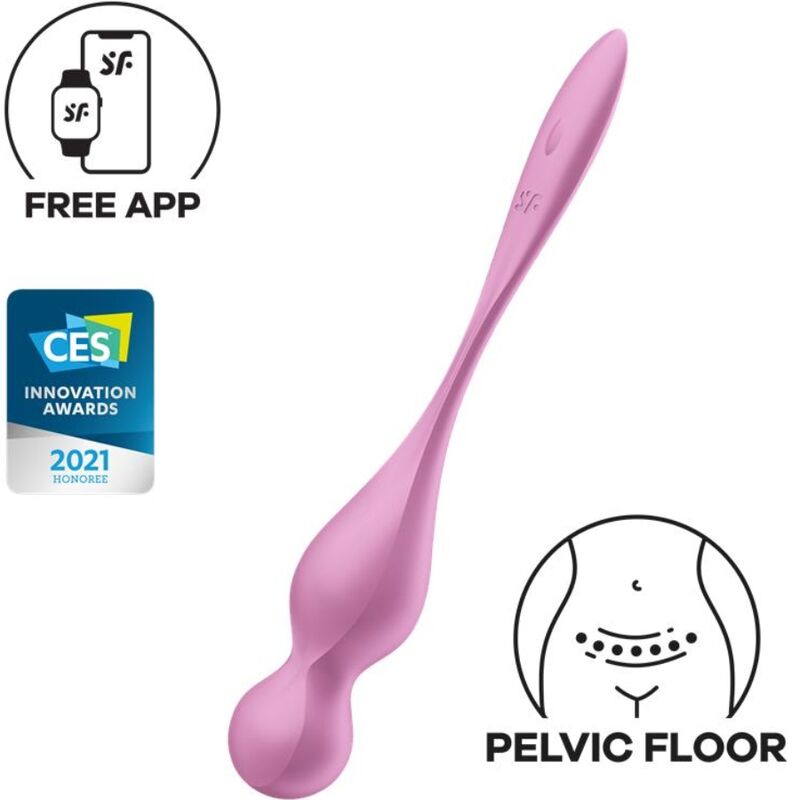 Satisfyer Love Birds – Vibrerande Kägelbollar Rosa