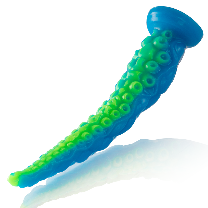 Scylla – Fluorescerande tentakel dildo stor storlek