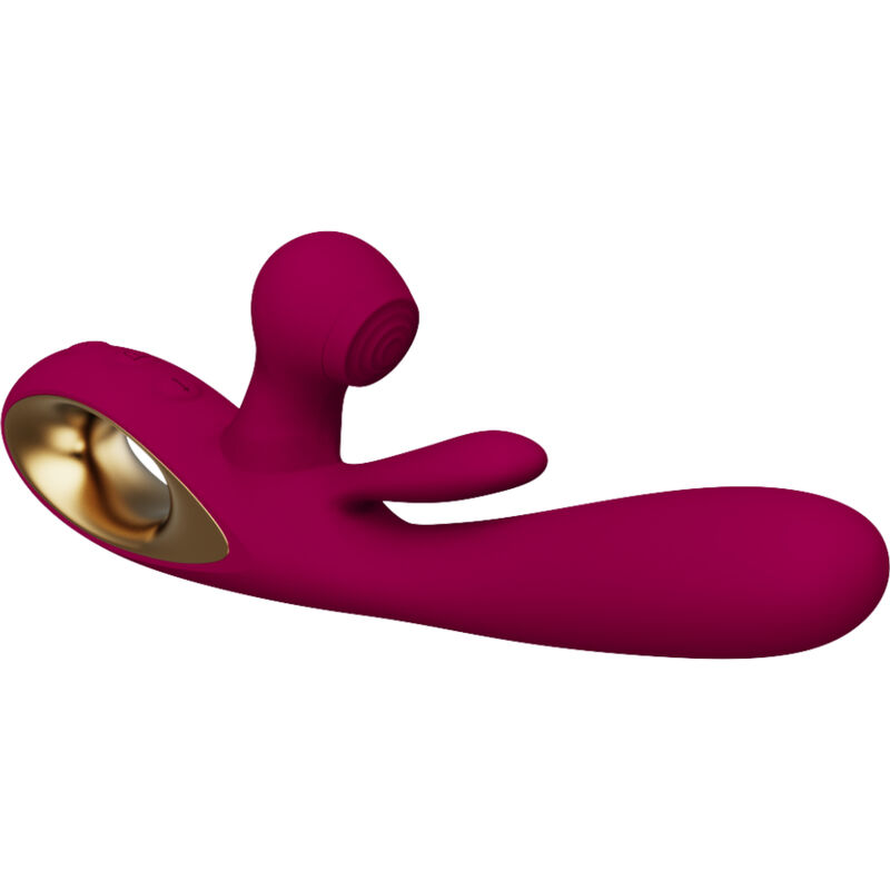Armony Impact Swing – Vibrerande stimulator med dubbel funktion, burgundy