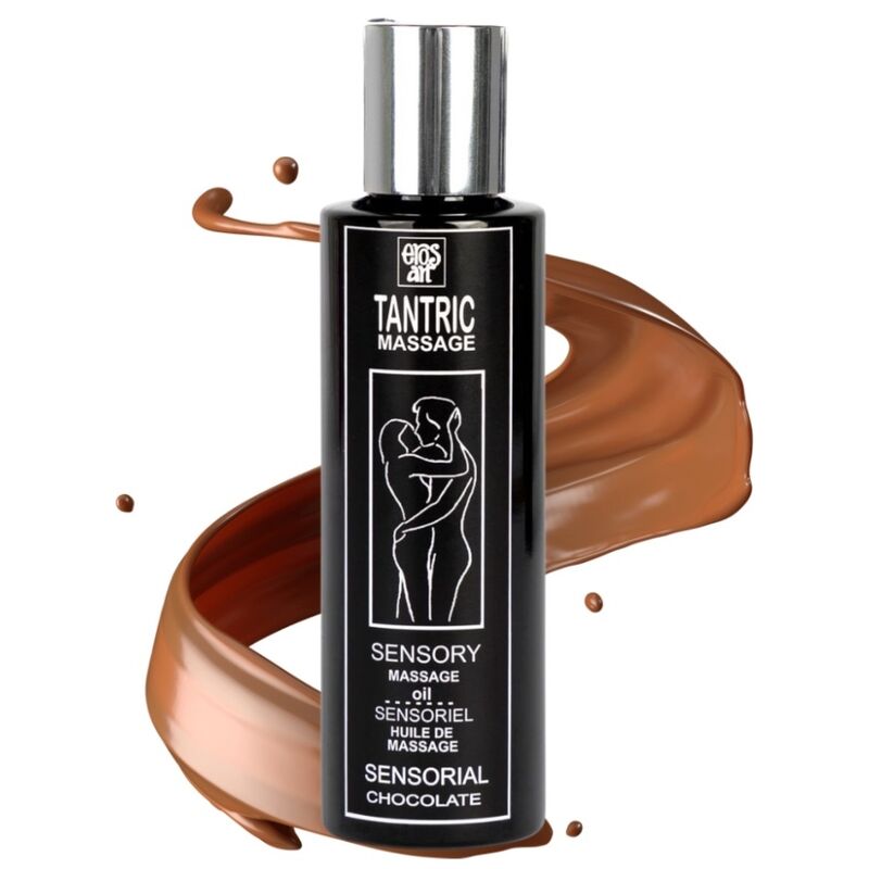 Naturlig tantramassageolja med choklad och afrodisiakum 100 ml