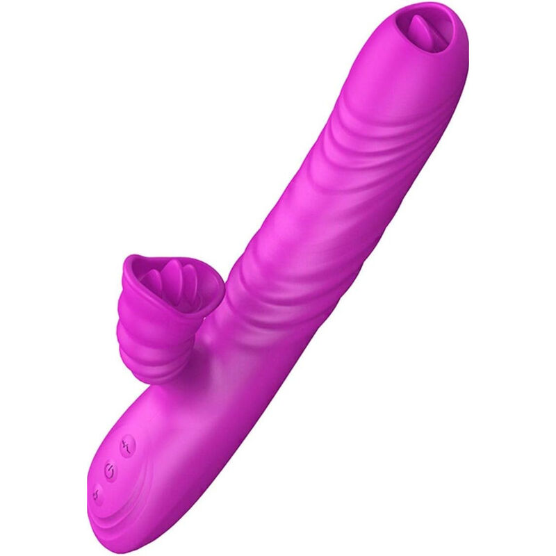 Angelia – Vibrator med dubbel tunga och värmefunktion