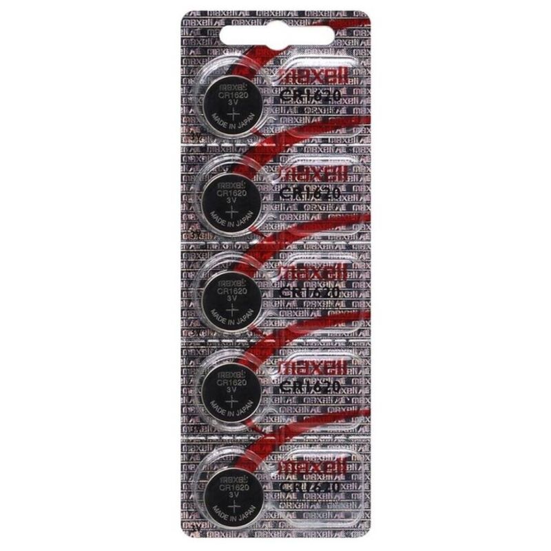 Maxell CR1620 litiumbatteri 3V – 5-pack