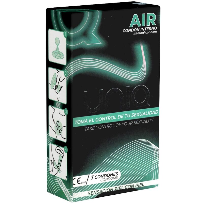 UNIQ Air – Latexfritt Kvinnkondom 3-pack
