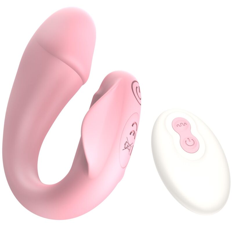 FreshFun Cici - Vibrerande Strap-On Vibrator med App och Fjärrström