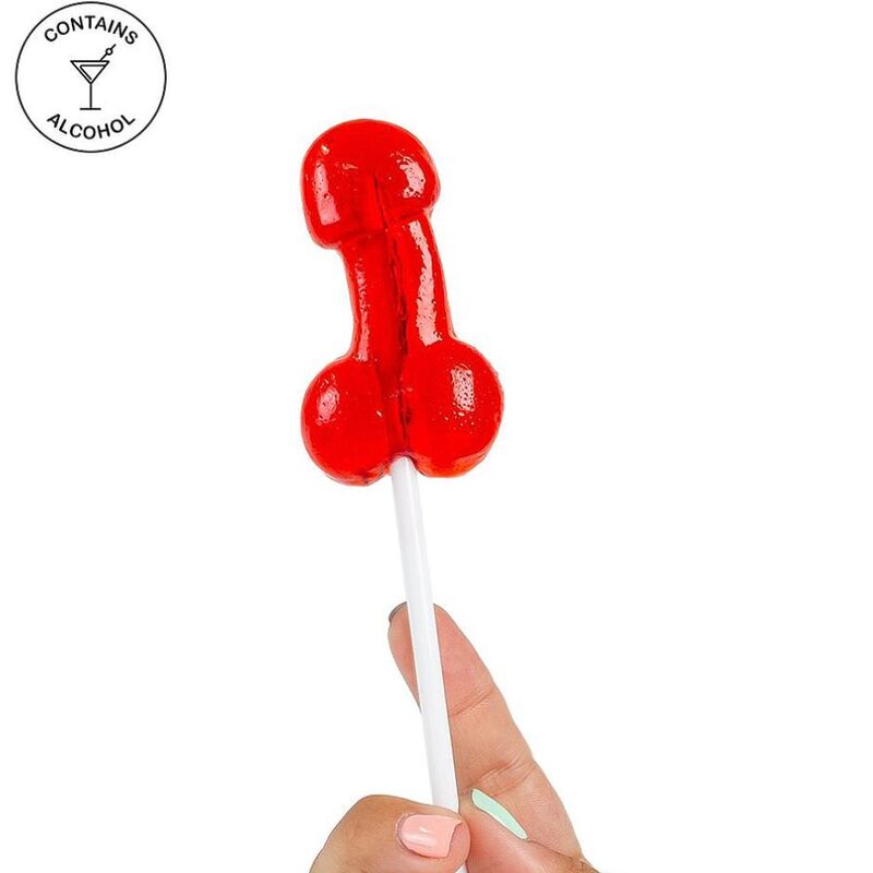 Penislollipop med Jordgubbsdaiquiri och Alkohol