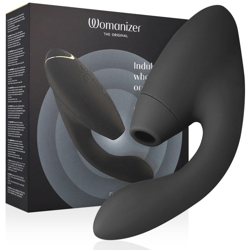 Womanizer Duo 2 – Dubbel Stimulator i Svart