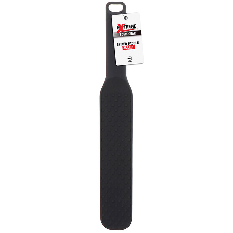 Spetsig paddel extra stor – svart BDSM-accessoar