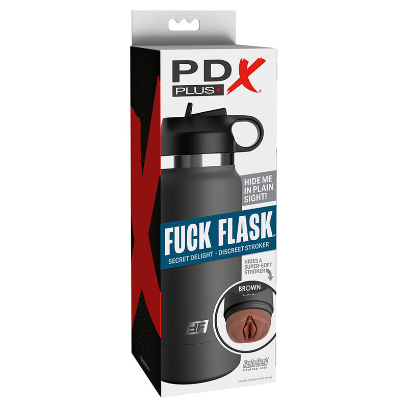 Diskret Stroker Vagina – Vattenkflaska Design Brun