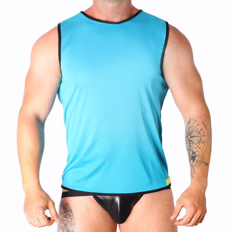 Macho blå t-shirt S/M