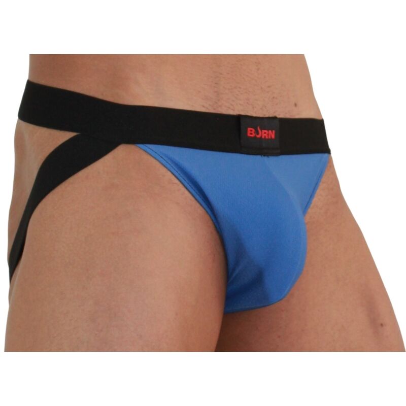 BURN Jockstrap 008 Blå/Svart S