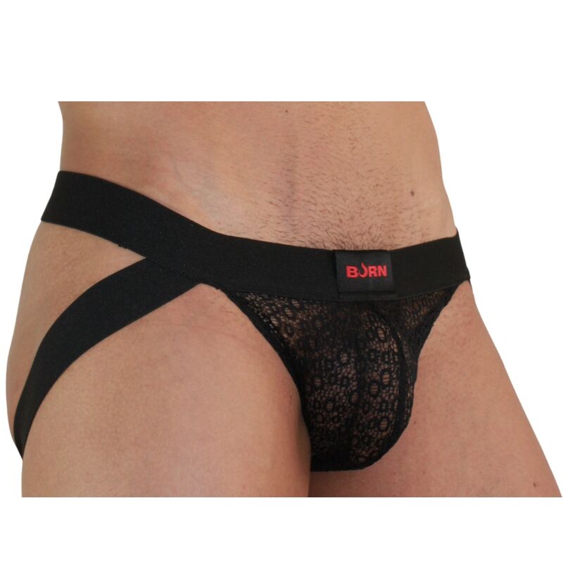 BURN 005 Jockstrap Lingerie Svart XL