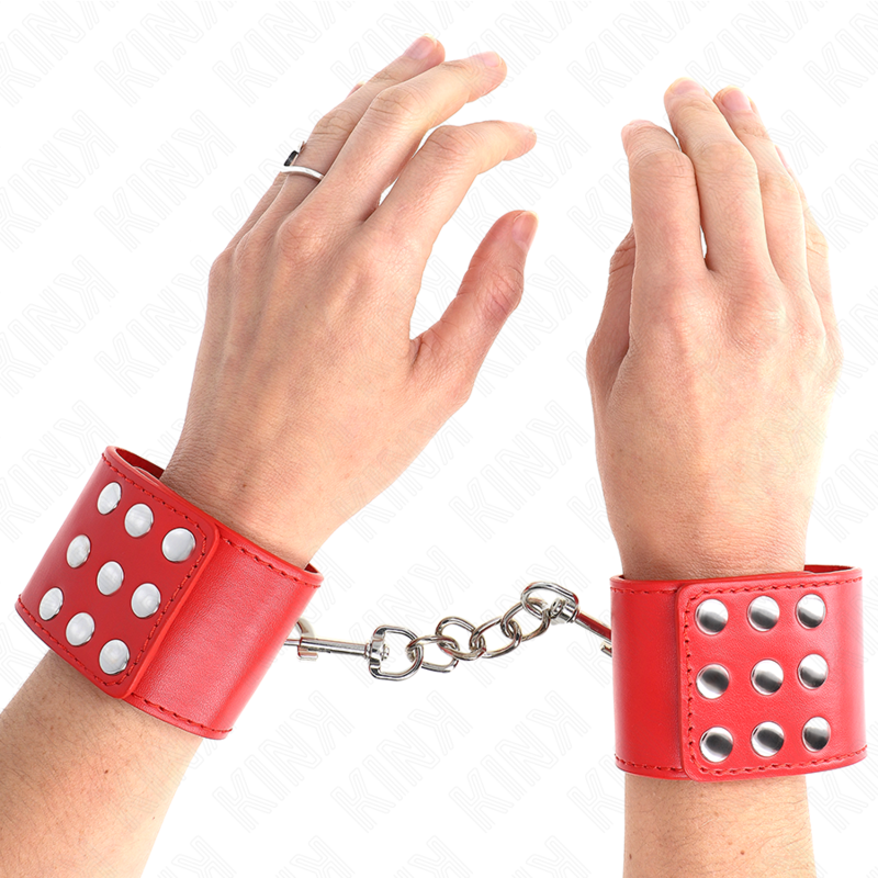 Röda handledsbojor med snäppfäste – justerbar 19-24 cm