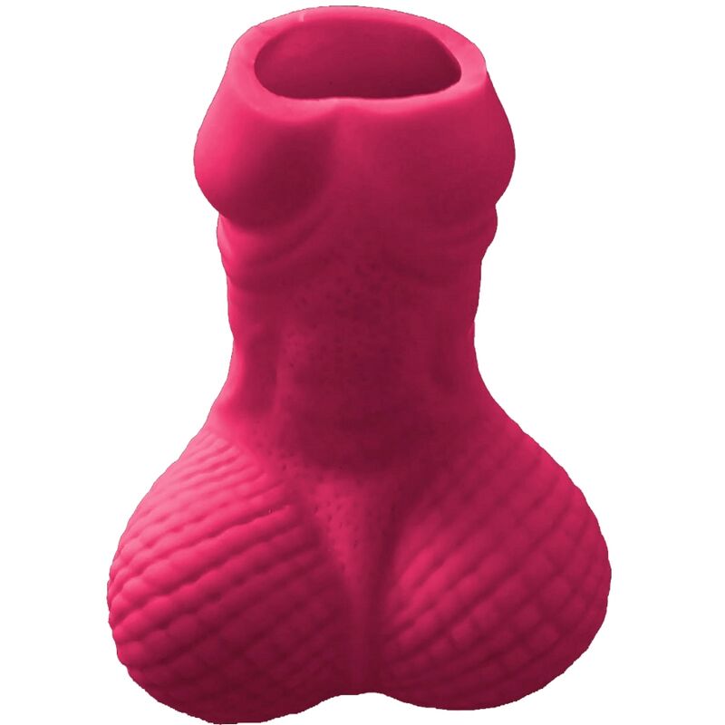 Fuchsia penisformad snapsglas
