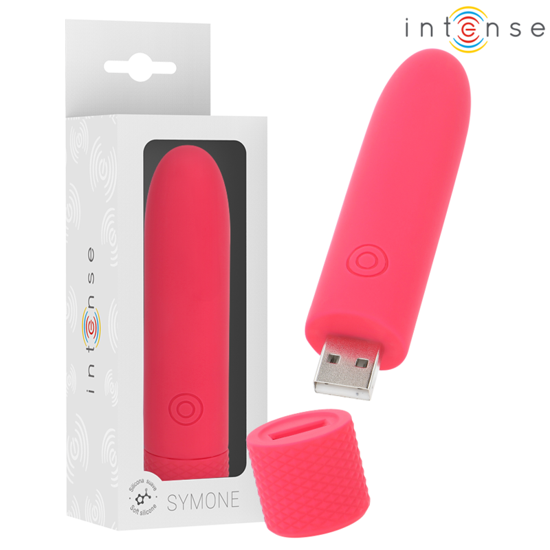 Symone – USB-laddningsbar vibrerande kula med 8 vibrationsmönster