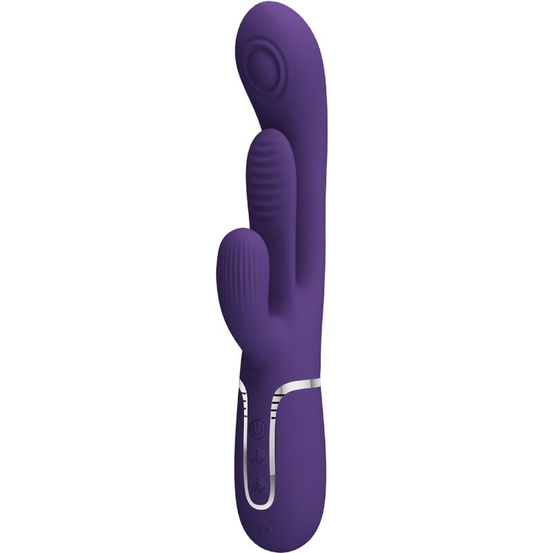Pretty Love Shania Triple Rabbit Vibrator - Lila